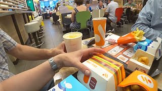 Whats for Lunch at Ex McDonalds in Central Russia 1300 km from Moscow  Trip to Georgia part 5 [upl. by Aia989]