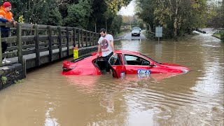 Rufford Ford DEEP FLOOD  part 137 [upl. by Tekcirk]