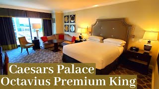 Caesars Palace Las Vegas  Octavius Premium King Room [upl. by Ahtabat1]