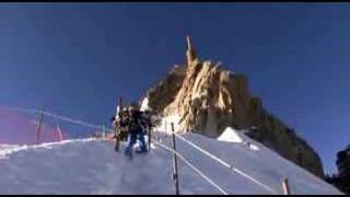 The Vallee Blanche on Ski Sunday [upl. by Derry]