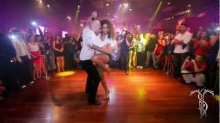 ATACA amp LA ALEMANA Bachata Dance Performance 40 MILLION VIEW PARTY At THE SALSA ROOM [upl. by Idonna]