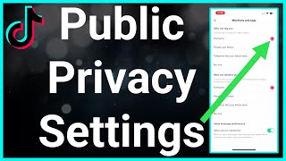 How To Change TikTok Privacy Settings To Public [upl. by Wystand]