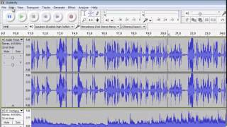 Audacity Basics OLDORIGINAL Recording Editing Mixing [upl. by Berri]