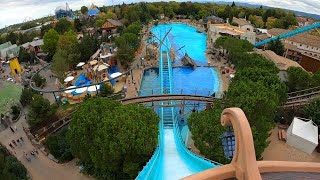 Atlantica SuperSplash 4K Front Seat POV  Europa Park [upl. by Metzgar749]