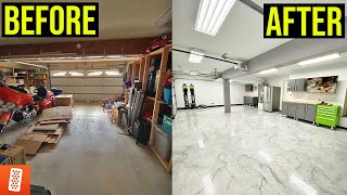 Building a Showroom Style Garage COMPLETE TRANSFORMATION [upl. by Ninerb196]