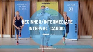 Beginnerintermediate interval cardio workout  Cardio starter 2 [upl. by Weihs120]