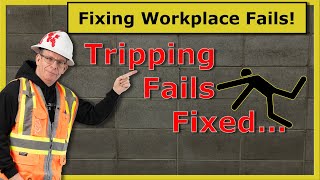 Workplace slips trips and falls FIXED A Video Toolbox Talk [upl. by Arreik]