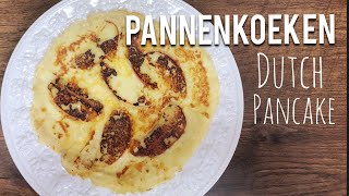 Dutch Pancakes Recipe PANNENKOEKEN [upl. by Ahsilif]