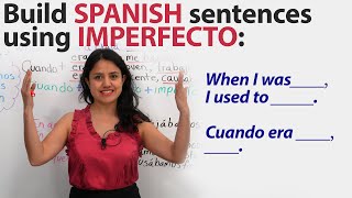 Learn Spanish Tenses Use IMPERFECTO to talk about your past [upl. by Aniala922]