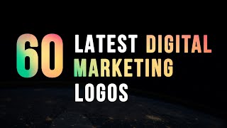 60 Latest Digital Marketing Logos  Marketing Agency Logos ideas [upl. by Vasta]