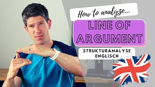 Englisch  analysis of line of argument  structure  auf Deutsch erklärt  Oberstufe  Abitur [upl. by Cuthburt]