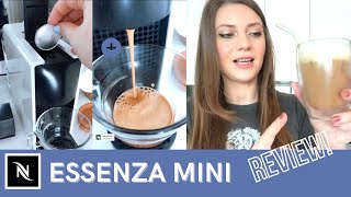 I bought a NESPRESSO Essenza Mini coffee machine 🤍 REVIEW  2022 [upl. by Emsmus188]