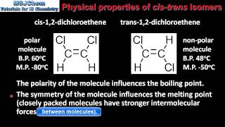 203 Physical properties of cistrans isomers HL [upl. by Lochner276]