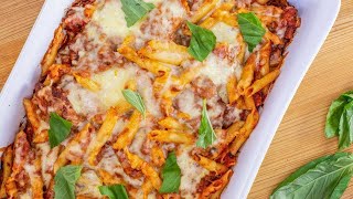 How To Make Chicken Parmesan Casserole By David Venable [upl. by Haneeja]