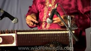 Pandit Shiv Kumar Sharma playing Santoor [upl. by Leta]