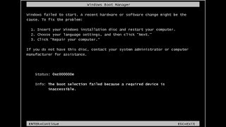 Windows\System32\Config\System Missing Or Corrupt Fix Tutorial [upl. by Asor961]