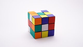 ORIGAMI RUBIKS CUBE Jo Nakashima  no glue  Static version [upl. by Aivatnahs]