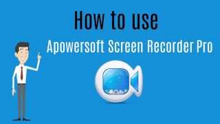 How to Use Apowersoft Screen Recorder Pro [upl. by Neerbas800]