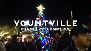 Yountville Chamber Tree Lighting Event 2022 [upl. by Haiacim202]