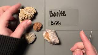 Minerals  Sulfates  Barite [upl. by Bara]