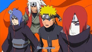 Sasuke  Naruto y Equipo Jiraiya Vs Sasori  Itachi salva a Sasuke  Naruto Shippuden  Sub Español [upl. by Yhtac]