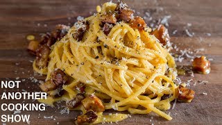 PERFECT SPAGHETTI CARBONARAthe easy way [upl. by Aidroc]