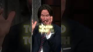 Keanu Reeves Answers Steven Colberts Funniest Questions TheKeanuCollection‬ [upl. by Hyozo]