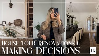 MINI HOUSE TOUR RENOVATIONS amp BIG DECISION MAKING  VLOG  Freya Killin [upl. by Nosnevets448]