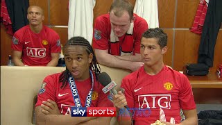 Cristiano Ronaldo hilariously interviews Anderson [upl. by Anaeel]