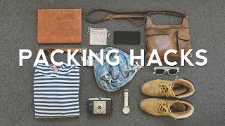 27 Travel PACKING HACKS  How to Pack Better [upl. by Chickie]