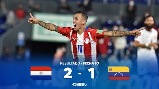 Eliminatorias Sudamericanas  Paraguay 21 Venezuela  Fecha 10 [upl. by Sseb]