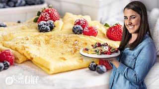 Easy Crepe Recipe [upl. by Fabien]