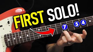 Play Your FIRST Guitar Solo In UNDER 5 Minutes [upl. by Trebornhoj]