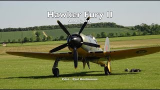 Hawker Fury II SR661 GCBEL  Flown by Paul Bonhomme [upl. by Hightower]