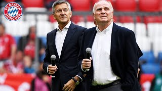 In memory of Gerd Müller  The emotional speeches by Herbert Hainer amp Uli Hoeneß in full length [upl. by Sutelc]