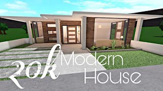 BLOXBURG 20K MODERN STARTER HOUSE  NOGAMEPASS [upl. by Wurst477]