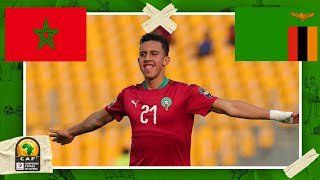 Morocco vs Zambia  AFRICAN NATIONS CHAMPIONSHIP HIGHLIGHTS  1312021  beIN SPORTS USA [upl. by Eelarual]