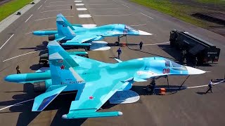 Sukhoi Su34 Fullback Supersonic FighterBomber Сухой Су34 [upl. by Noraha498]