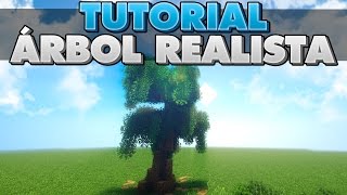 COMO CONSTRUIR UN ÁRBOL REALISTA EN MINECRAFT  TUTORIAL [upl. by Eelyek395]