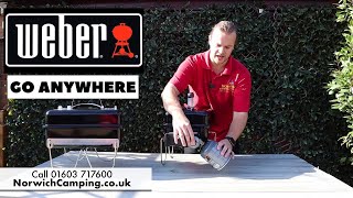 Weber “Go Anywhere” Gas amp Charcoal BBQ Grill Review [upl. by Xaviera]