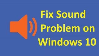 windows 10 No Sound Fix  Howtosolveit [upl. by Cara]