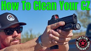 How To Clean CZ P10 Pistols Easy [upl. by Hamlani]