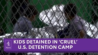 Inside cruel US migrant detention camp for kids [upl. by Raleigh]