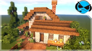 The EASIEST Minecraft Starter House  Smallest and Simplest [upl. by Anasiul512]