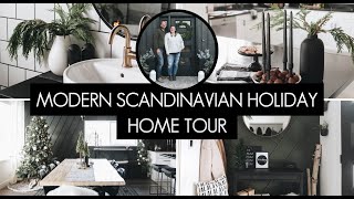 Modern Scandinavian Christmas Home Tour [upl. by Nhguaval976]