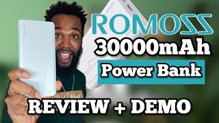 Romoss 30000mah Power Bank Review  Demo [upl. by Litsyrk]