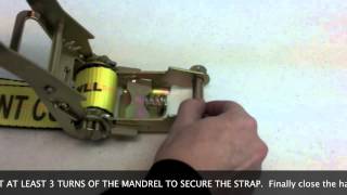 How To Thread A Ratchet Strap [upl. by Rana]