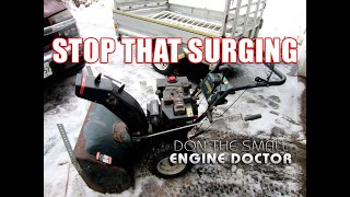 FIXING A Snowblower That Surges [upl. by Teryn]