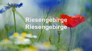 Riesengebirgslied Instrumental Riesengebirglers Heimatlied Osterloh Mit Text HD 1080p [upl. by Sicular690]