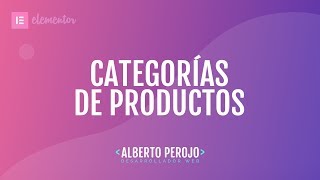 Páginas dinámicas de Categorías de Productos [upl. by Dadinirt]